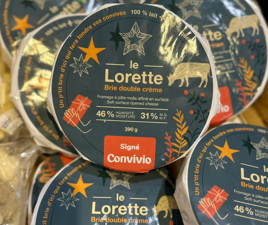 Notre fromage Le Lorette des fêtes est arrivé